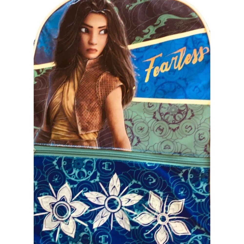 Disney RAYAFEARLESS the Last Dragon Backpack Laptop Sleeve 2 Zip Sections SC206